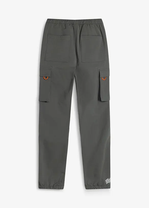 Stretch-Softshell-Cargohose mit Weitenverstellung, wasserabweisend, bonprix