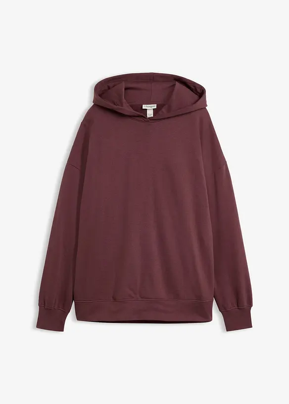 Sweat &agrave; capuche 100% coton, bonprix