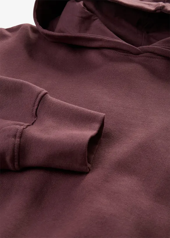 Sweat &agrave; capuche 100% coton, bonprix