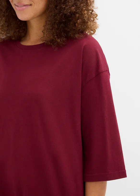 T-shirt long oversize 100% coton, bonprix