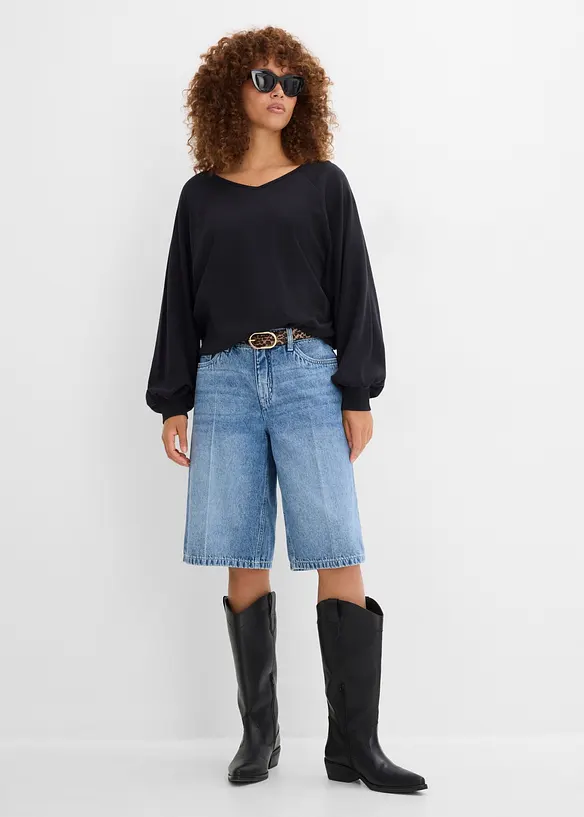Oversize-Shirt aus reiner Baumwolle, bonprix