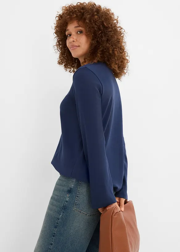 T-shirt manches longues 100% coton, bonprix