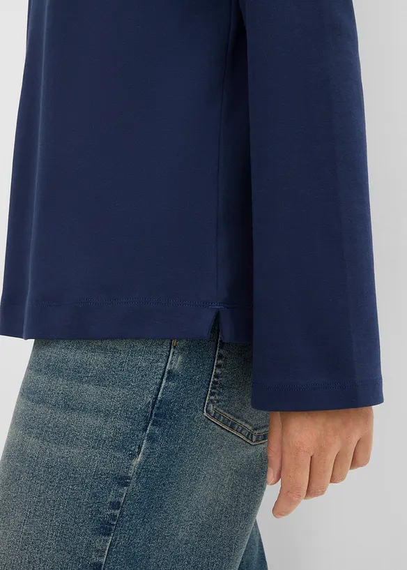 T-shirt manches longues 100% coton, bonprix