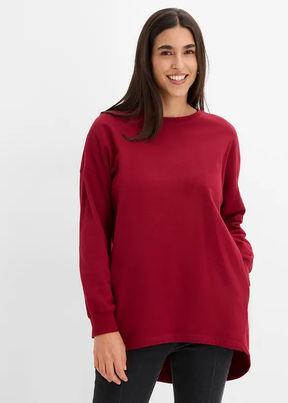 Sweat oversize 100% coton, bonprix