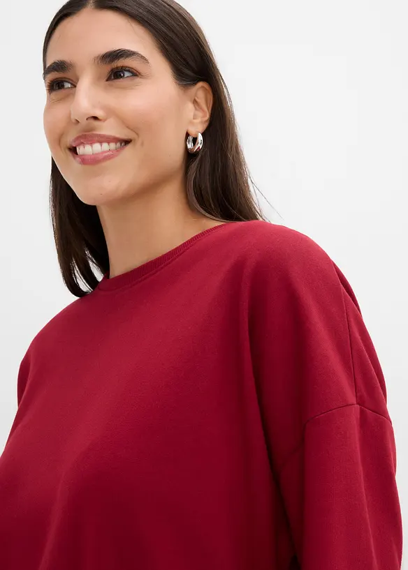 Sweat oversize 100% coton, bonprix