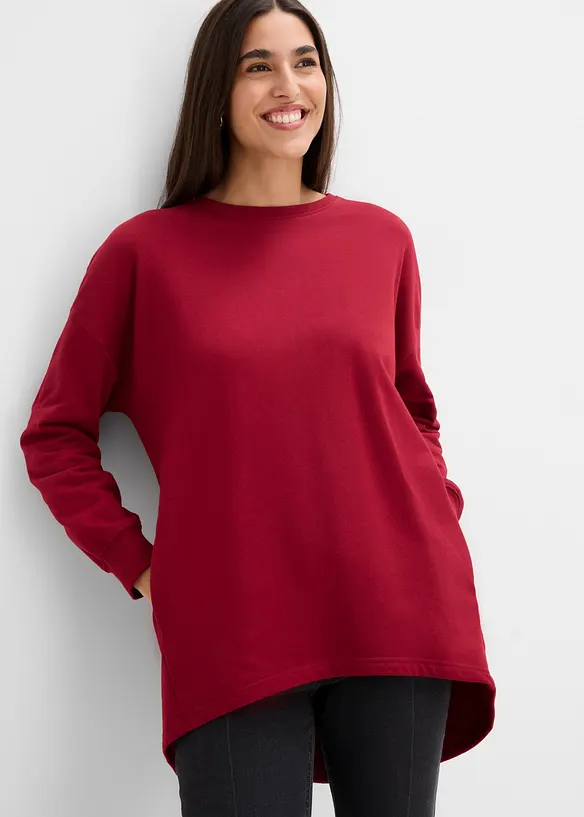 Sweat oversize 100% coton, bonprix
