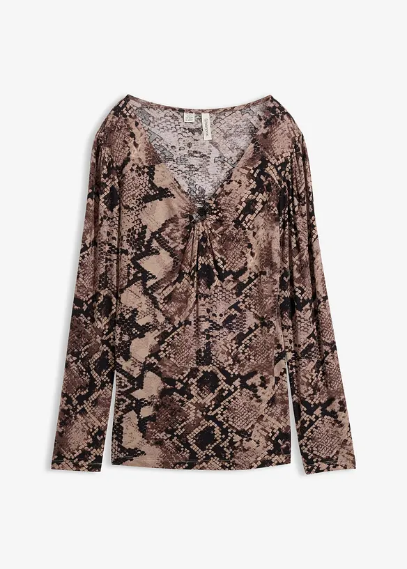 T-shirt manches longues avec accessoire, bonprix