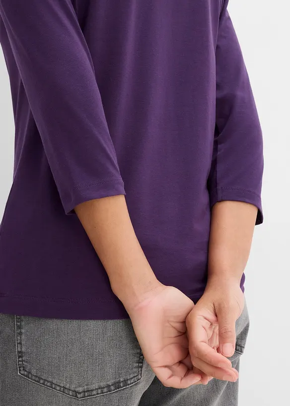 3/4-Armshirt mit reiner Bio-Baumwolle, bonprix