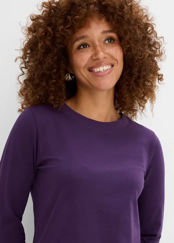 3/4-Armshirt mit reiner Bio-Baumwolle, bonprix