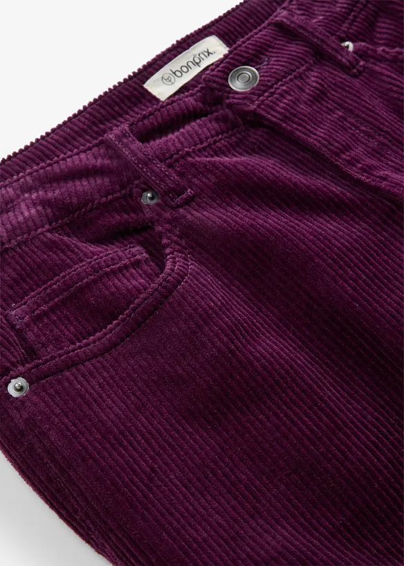 Cordhose aus elastischem Baumwoll-Mix, bonprix
