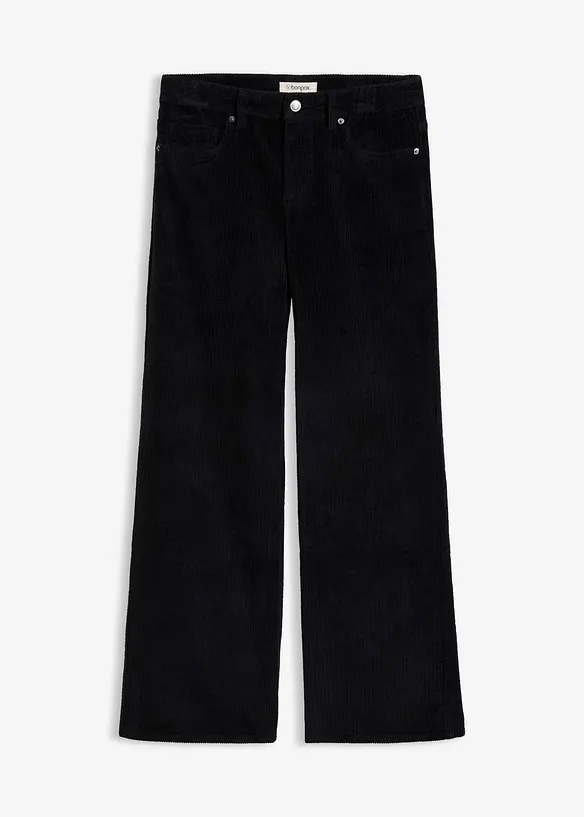 Cordhose aus elastischem Baumwoll-Mix, bonprix