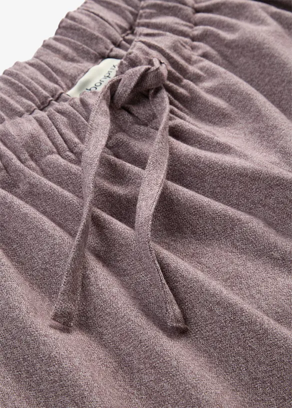 Palazzo-Hose in Wolloptik aus Viskose-Mix, bonprix