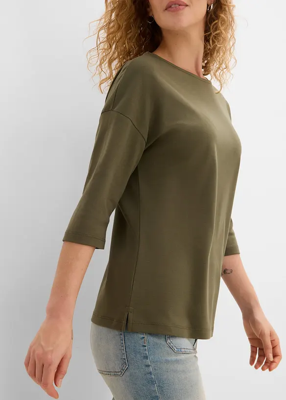 Shirt aus schwerer Baumwolle, bonprix