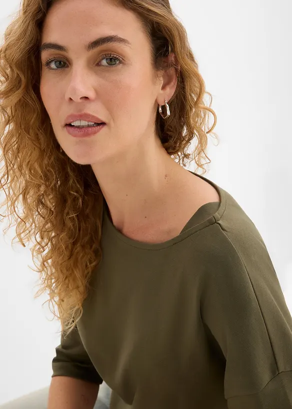 Shirt aus schwerer Baumwolle, bonprix