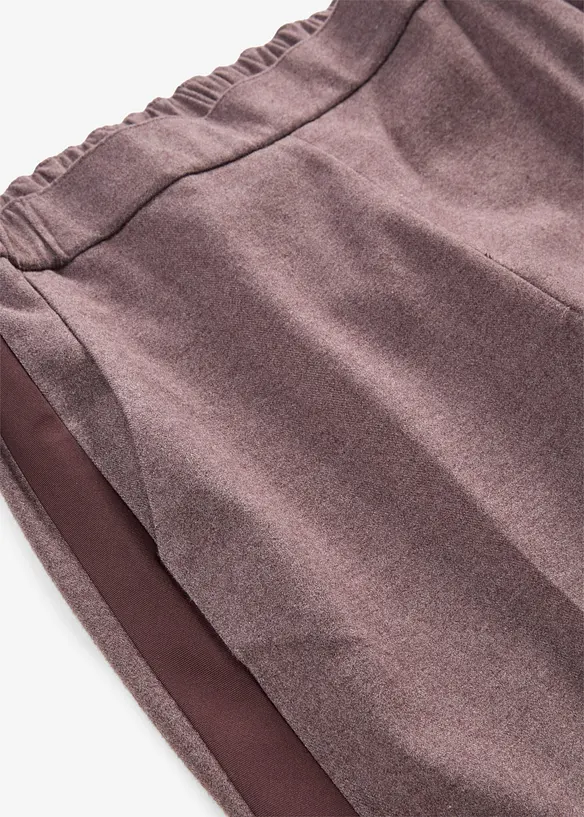 Marlenehose in Wolloptik aus Viskose-Mix, bonprix