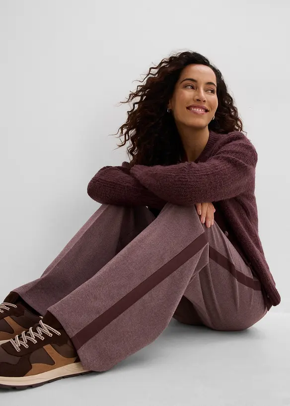 Marlenehose in Wolloptik aus Viskose-Mix, bonprix