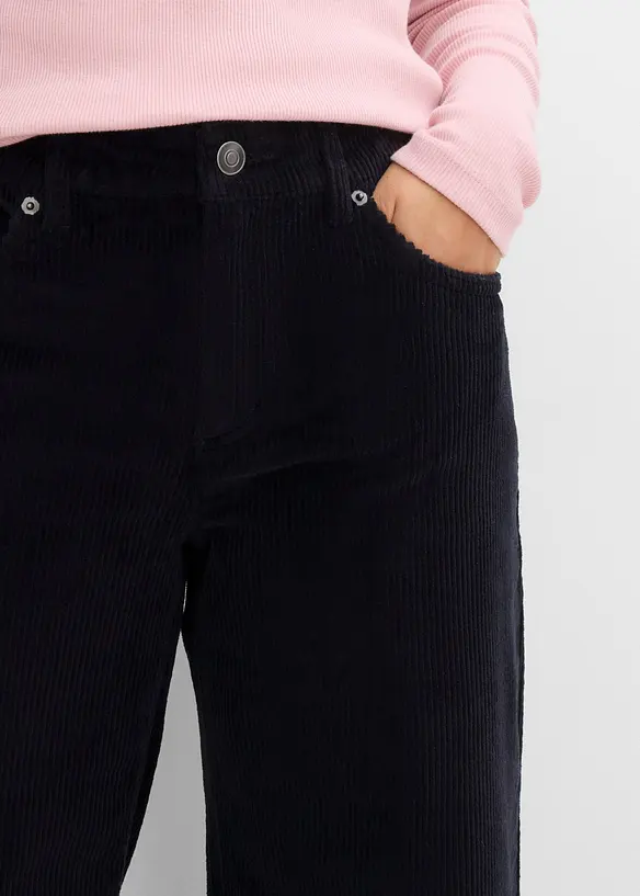 Cordhose aus elastischem Baumwoll-Mix, bonprix