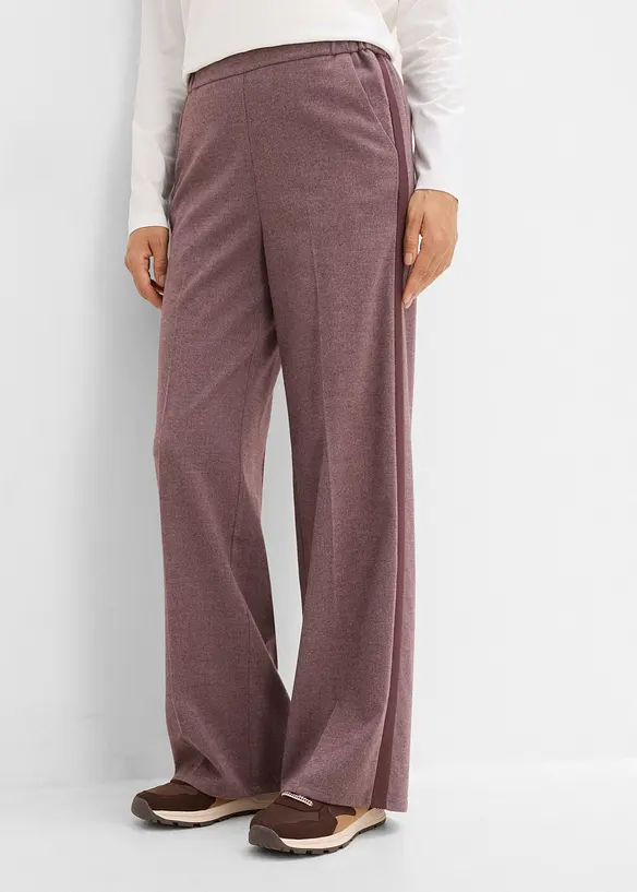 Marlenehose in Wolloptik aus Viskose-Mix, bonprix