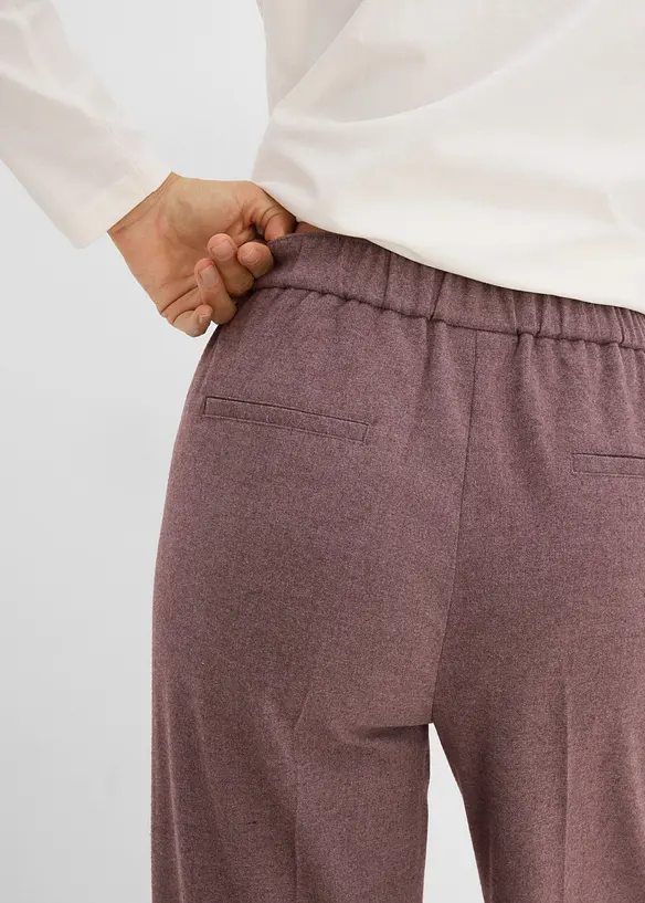 Marlenehose in Wolloptik aus Viskose-Mix, bonprix