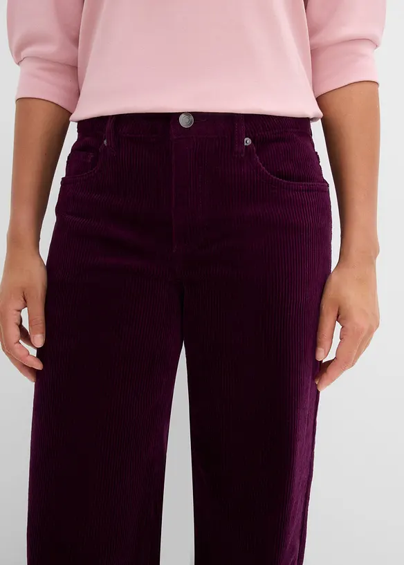 Cordhose aus elastischem Baumwoll-Mix, bonprix