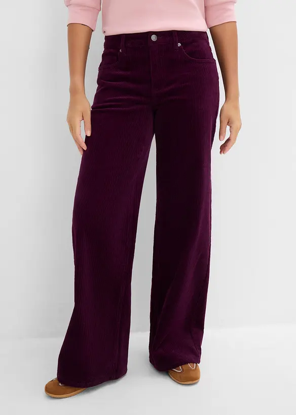 Cordhose aus elastischem Baumwoll-Mix, bonprix