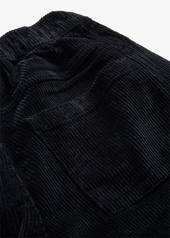 Barrel-Cordhose aus Baumwoll-Mix, bonprix
