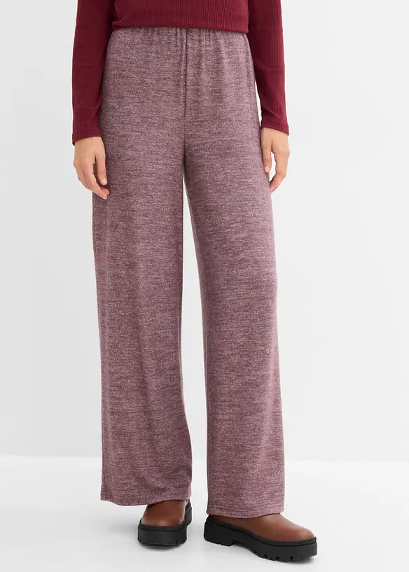 Palazzo-Hose in Strickoptik, bonprix