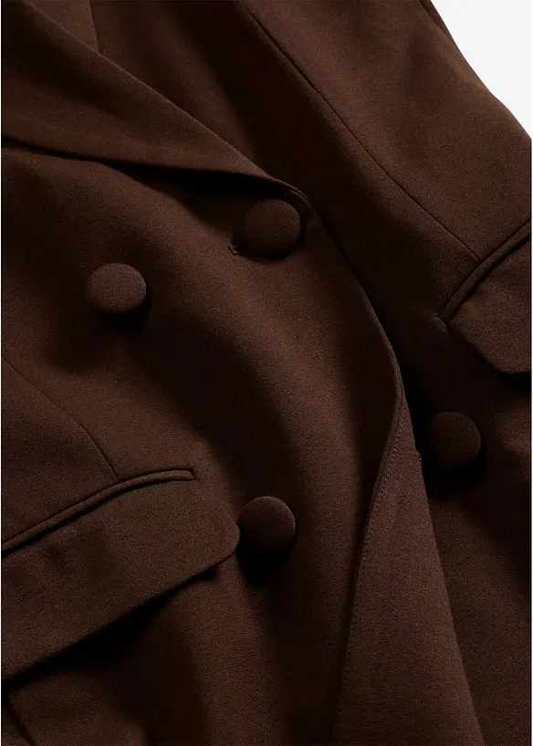 Blazer long en Punto di Roma, bonprix