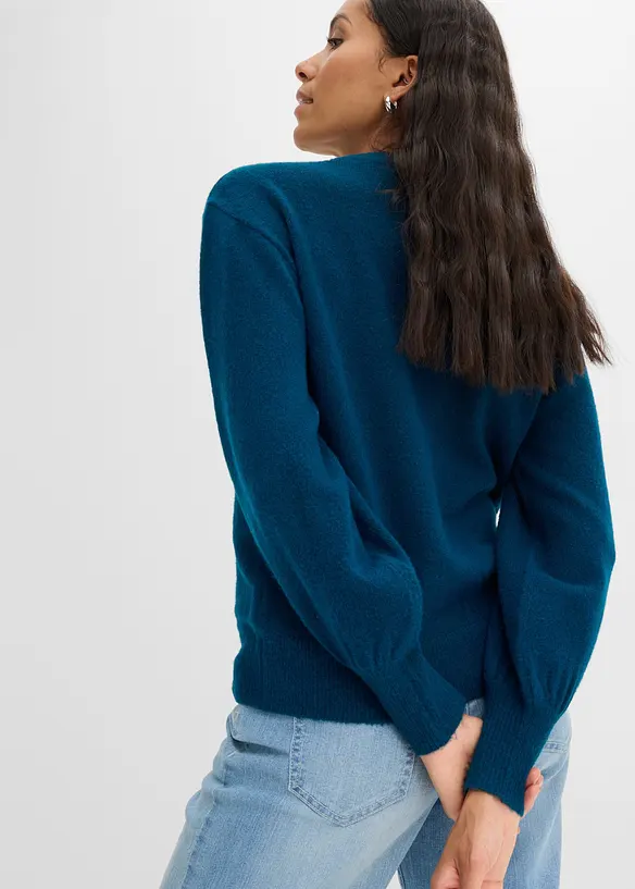 Pullover mit Schleifen-Applikation, bonprix