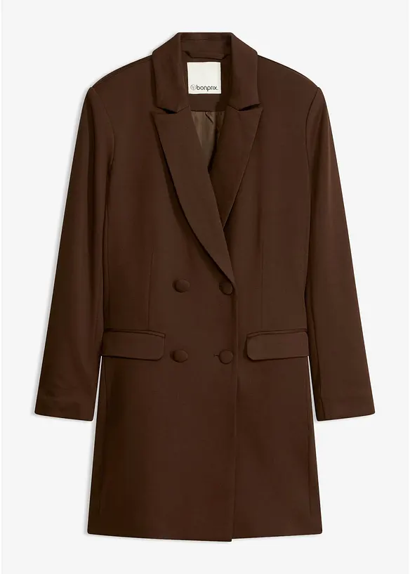 Blazer long en Punto di Roma, bonprix