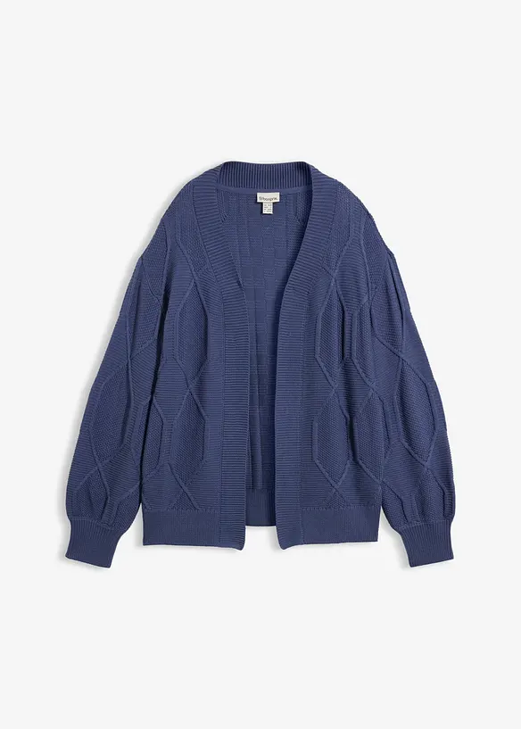 Strickjacke mit Zopfmuster, bonprix