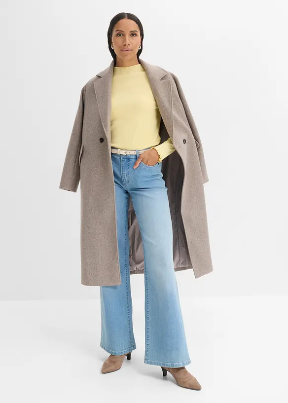 Figurbetontes Rippshirt, bonprix