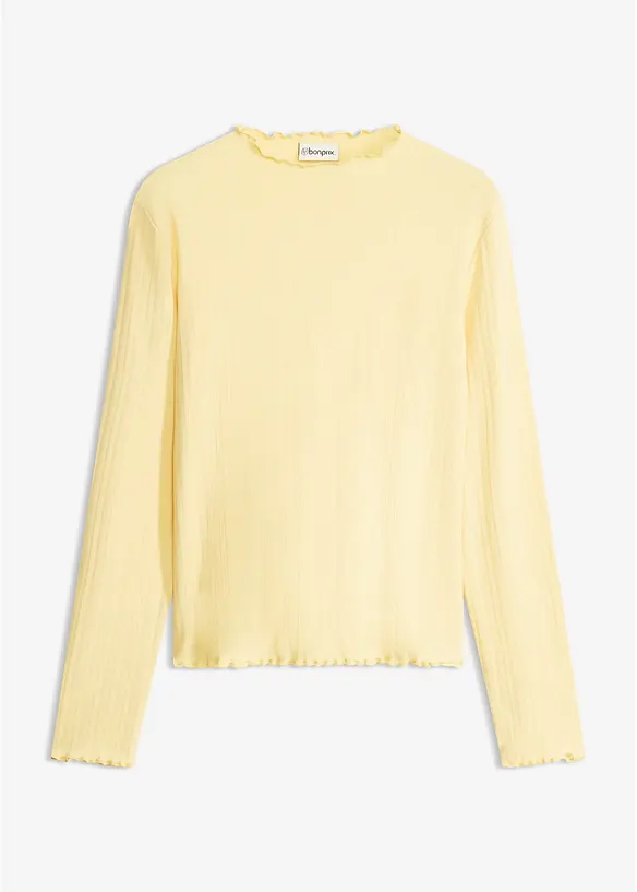Figurbetontes Rippshirt, bonprix