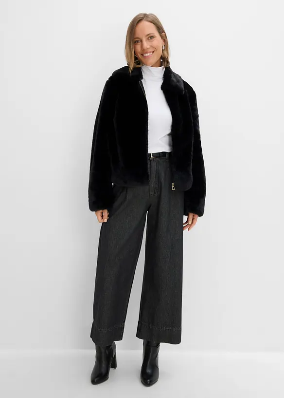 Veste en peluche, bonprix
