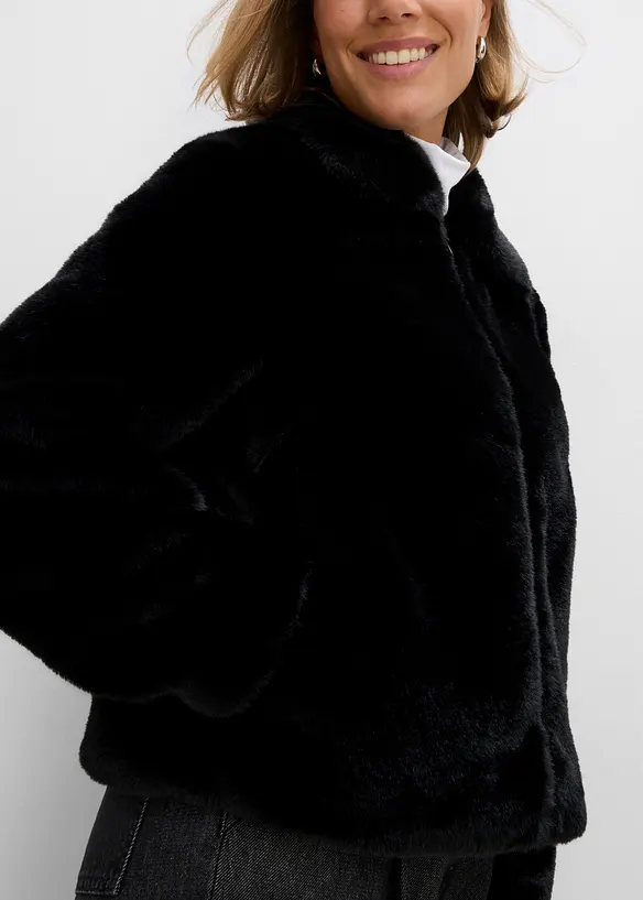 Veste en peluche, bonprix