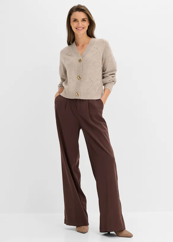 Texturierte Strickjacke, bonprix
