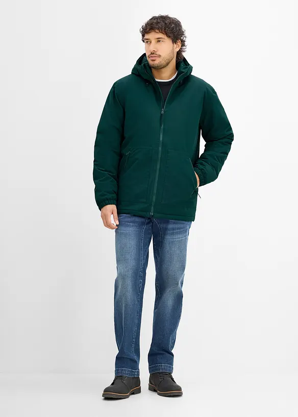 Parka chaude et doubl&eacute;e, d&eacute;perlante, bonprix