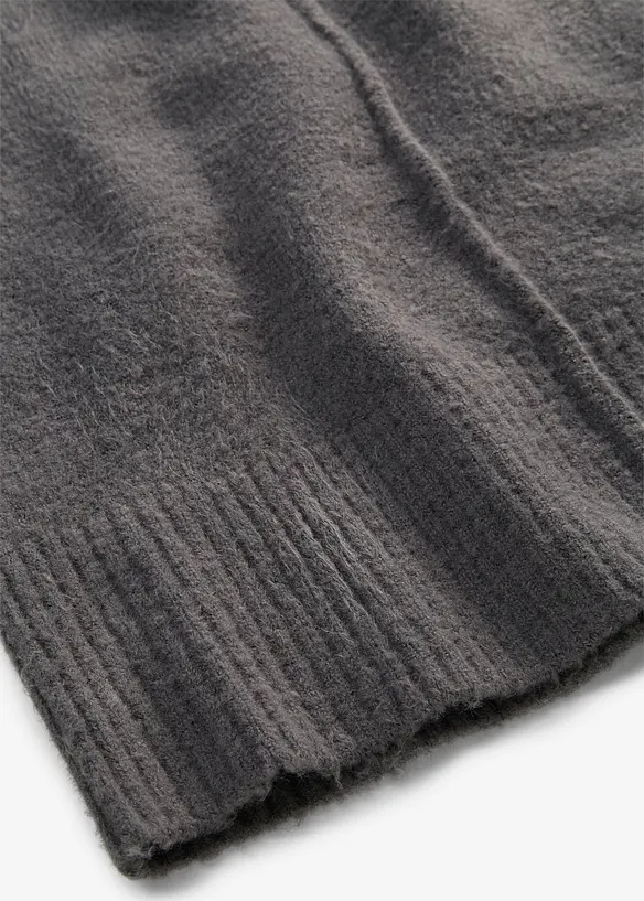 Robe en maille avec couture d&eacute;corative, bonprix