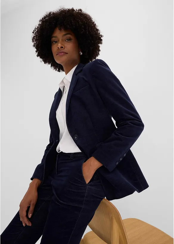 Blazer aus Cordsamt, bonprix