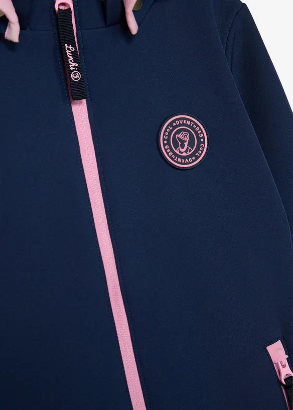 Veste softshell Lurchi &agrave; d&eacute;tails contrastants, Lurchi