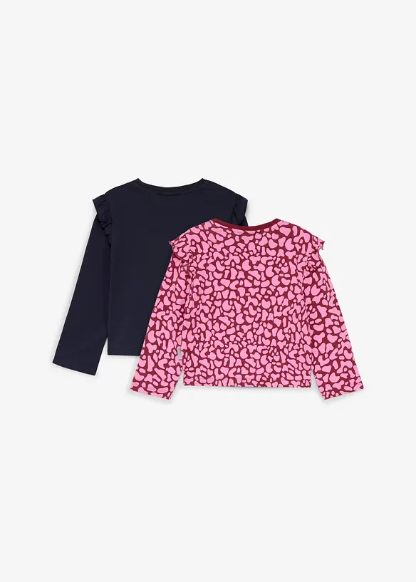 Lot de 2 T-shirts manches longues Lurchi doux en coton, Lurchi