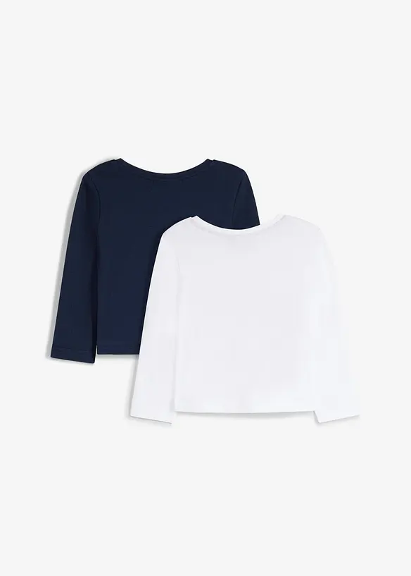 Lot de 2 T-shirts manches longues Lurchi en coton doux, Lurchi