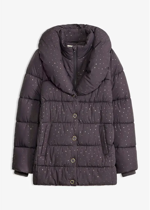 Steppjacke mit Glitzerdruck, bonprix