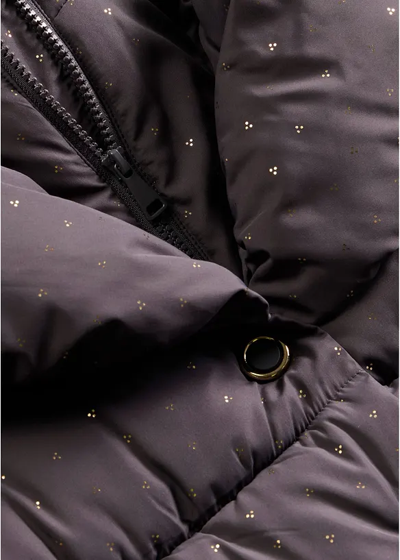 Steppjacke mit Glitzerdruck, bonprix