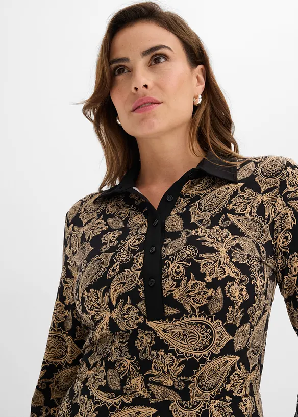 Jerseykleid im Paisley Design, bonprix