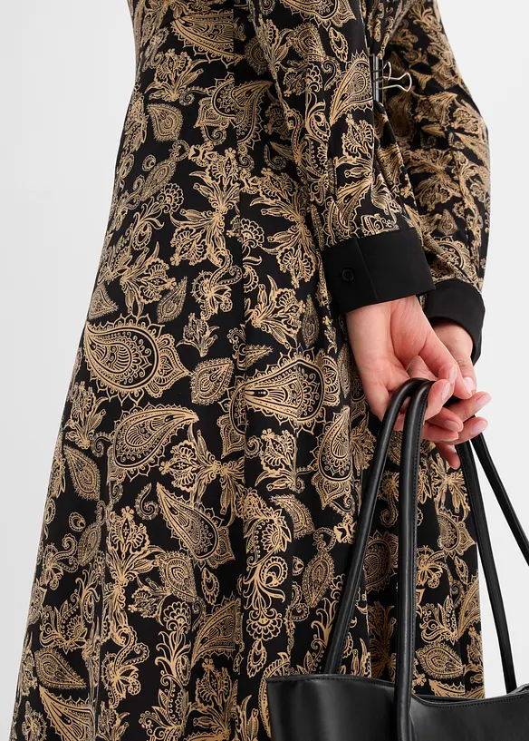 Jerseykleid im Paisley Design, bonprix