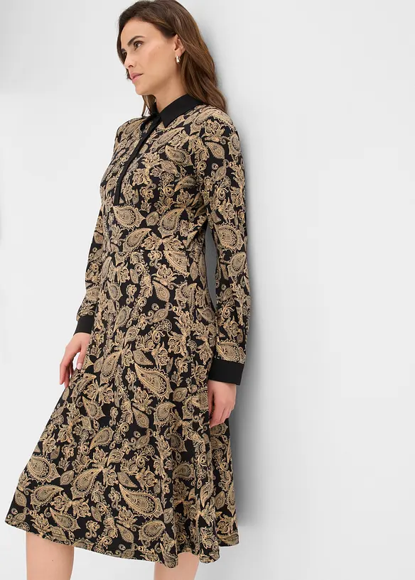 Jerseykleid im Paisley Design, bonprix