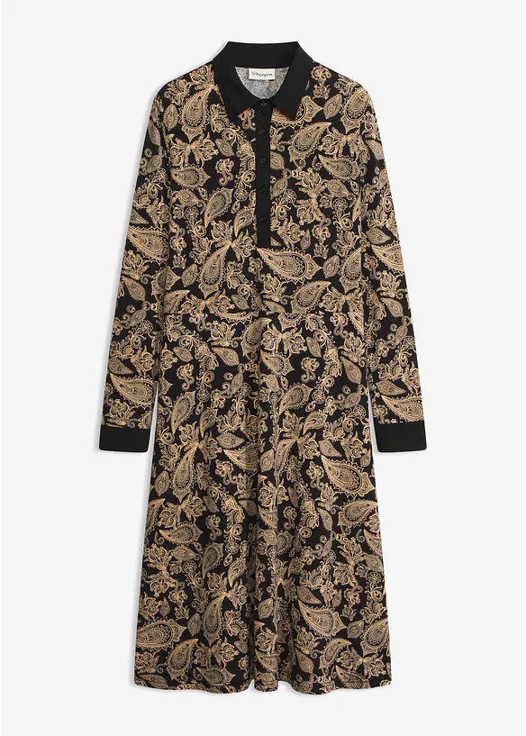 Jerseykleid im Paisley Design, bonprix