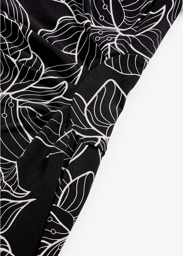 Jerseykleid mit Blumen-Design, bonprix