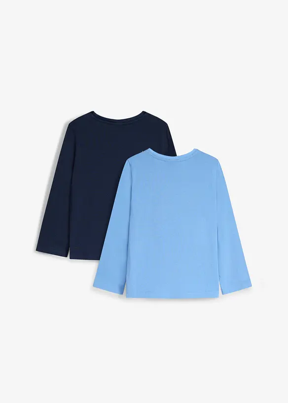 Lot de 2 T-shirts manches longues Lurchi doux en coton, Lurchi